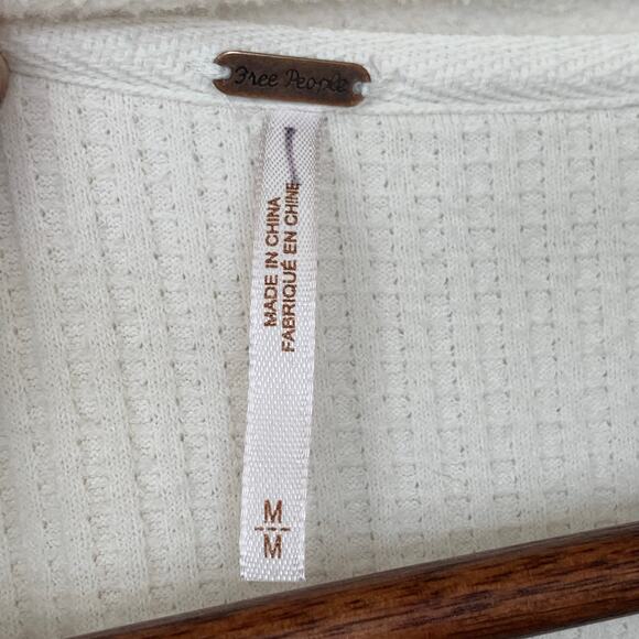 FREE PEOPLE Ruby West Coast Shirt Jacket Shacket sz Medium Oversized Heavyweight - Picture 6 of 16